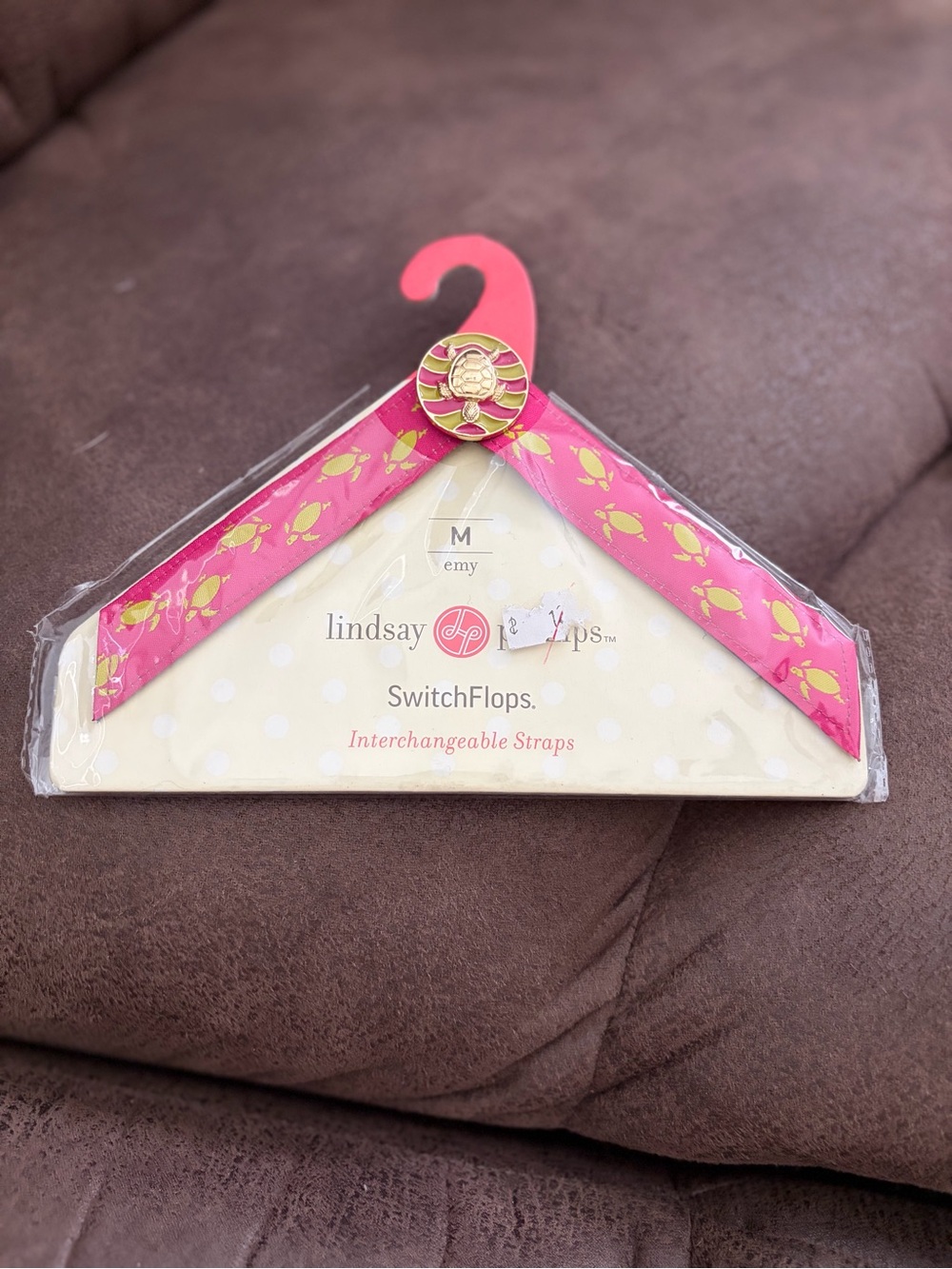 lindsay phillips Pink and Gold SwitchFlops Interchangeable Straps